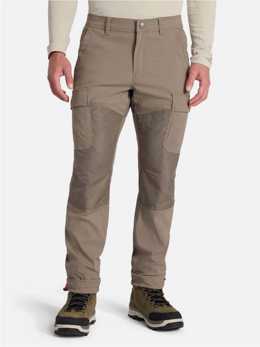 OzarkTrail Mens 34x31 CARGO PANTS NylonStretch 50+UPF EUC